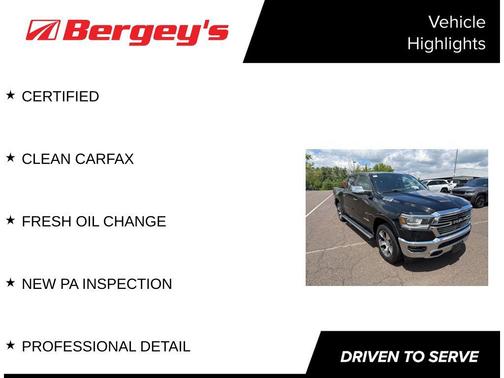 Diamond Black Crystal Pearlcoat 2022 RAM 1500 Laramie