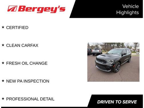 DB Black Clearcoat 2024 Dodge Durango R/T Plus AWD