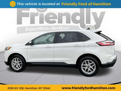 Star White Metallic Tri-Coat 2023 Ford Edge SEL