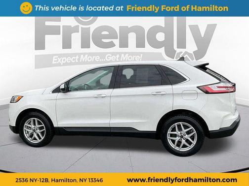 Star White Metallic Tri-Coat 2023 Ford Edge SEL