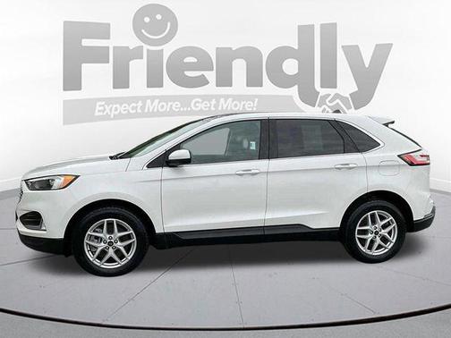 Star White Metallic Tri-Coat 2023 Ford Edge SEL