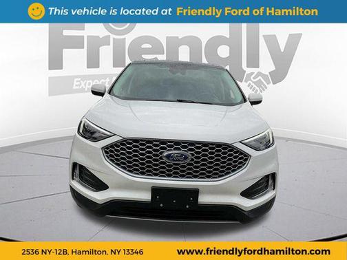 Star White Metallic Tri-Coat 2023 Ford Edge SEL