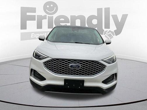 Star White Metallic Tri-Coat 2023 Ford Edge SEL