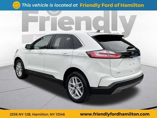 Star White Metallic Tri-Coat 2023 Ford Edge SEL