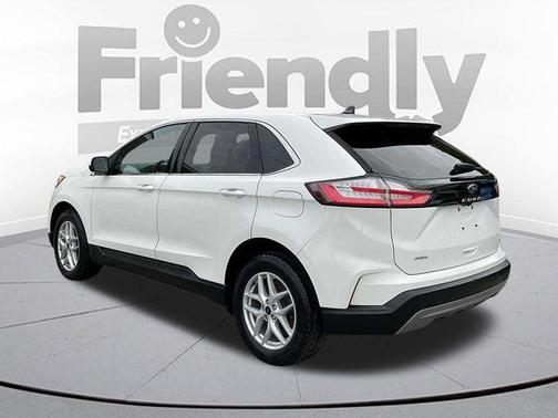 Star White Metallic Tri-Coat 2023 Ford Edge SEL