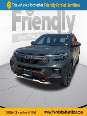 FORGED GREEN METALLIC 2022 Ford Explorer Timberline