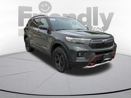 FORGED GREEN METALLIC 2022 Ford Explorer Timberline