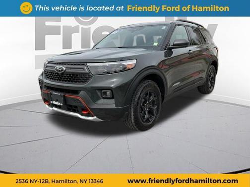 FORGED GREEN METALLIC 2022 Ford Explorer Timberline