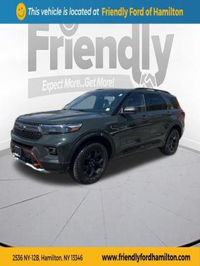 FORGED GREEN METALLIC 2022 Ford Explorer Timberline