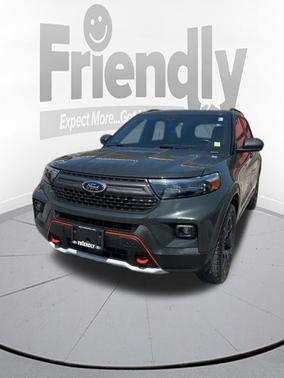 FORGED GREEN METALLIC 2022 Ford Explorer Timberline