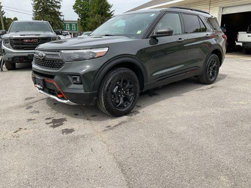 FORGED GREEN METALLIC 2022 Ford Explorer Timberline