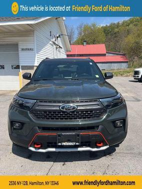 FORGED GREEN METALLIC 2022 Ford Explorer Timberline