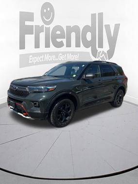 FORGED GREEN METALLIC 2022 Ford Explorer Timberline