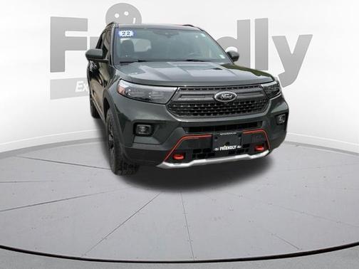 FORGED GREEN METALLIC 2022 Ford Explorer Timberline