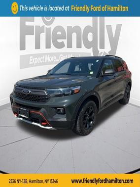 FORGED GREEN METALLIC 2022 Ford Explorer Timberline