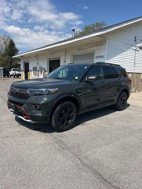 FORGED GREEN METALLIC 2022 Ford Explorer Timberline