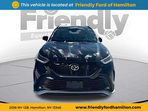 Midnight Black Metallic 2023 Toyota Highlander XSE