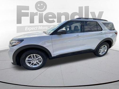 SPACE WHITE METALLIC 2026 Ford Explorer Active