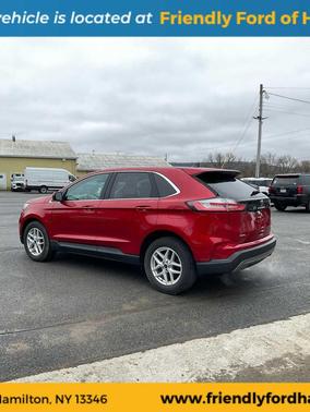 Rapid Red Metallic Tinted Clearcoat 2023 Ford Edge SEL