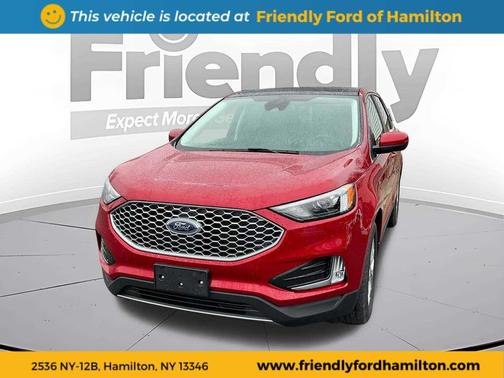 Rapid Red Metallic Tinted Clearcoat 2023 Ford Edge SEL