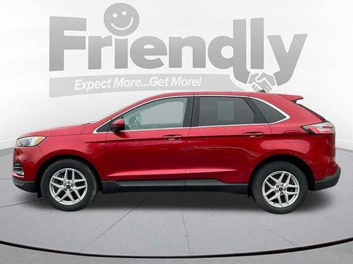 Rapid Red Metallic Tinted Clearcoat 2023 Ford Edge SEL