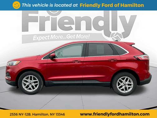 Rapid Red Metallic Tinted Clearcoat 2023 Ford Edge SEL