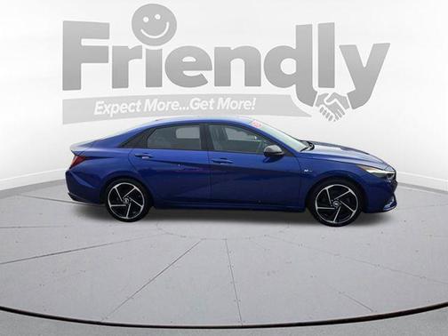 Intense Blue 2023 Hyundai ELANTRA N Line