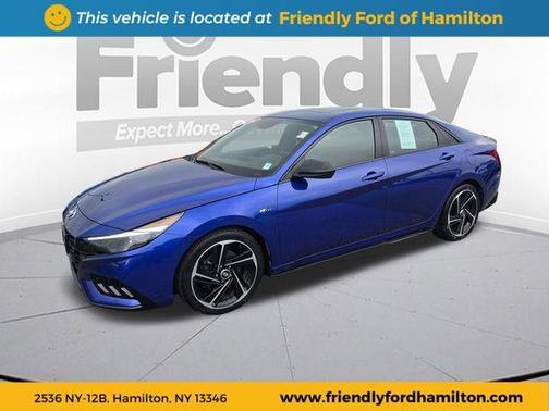Intense Blue 2023 Hyundai ELANTRA N Line