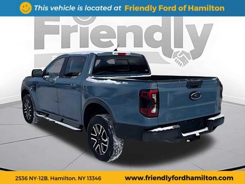 Azure Gray Metallic Tri-Coat 2024 Ford Ranger LARIAT
