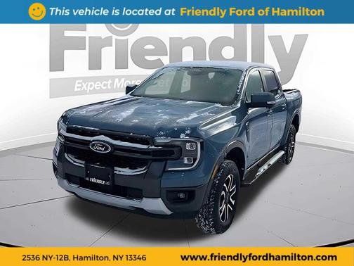 Azure Gray Metallic Tri-Coat 2024 Ford Ranger LARIAT