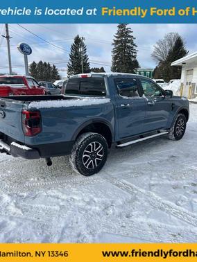Azure Gray Metallic Tri-Coat 2024 Ford Ranger LARIAT