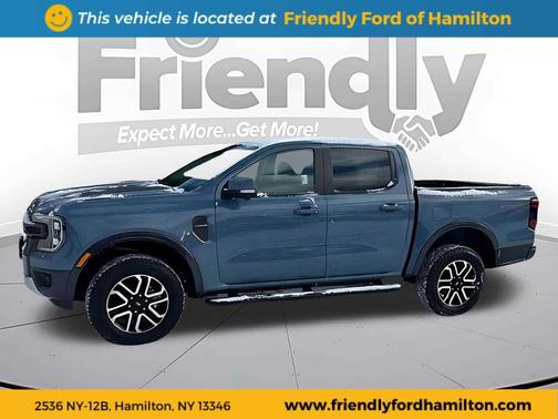 Azure Gray Metallic Tri-Coat 2024 Ford Ranger LARIAT