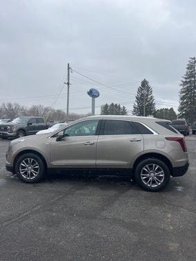 Latte Metallic 2023 Cadillac XT5 Premium Luxury