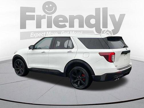 Star White Metallic Tri-Coat 2022 Ford Explorer ST