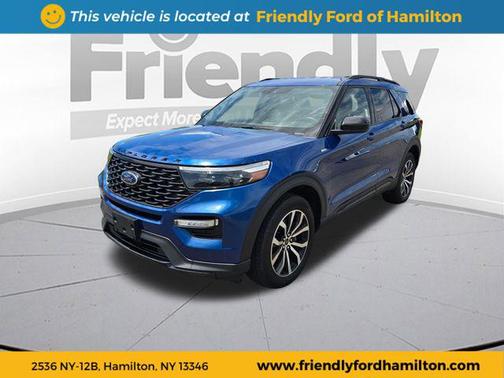 ATLAS BLUE METALLIC 2023 Ford Explorer ST-Line