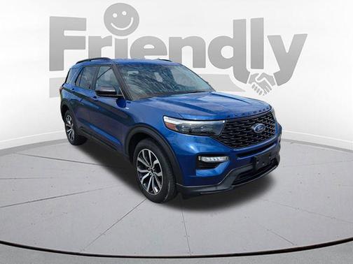 ATLAS BLUE METALLIC 2023 Ford Explorer ST-Line