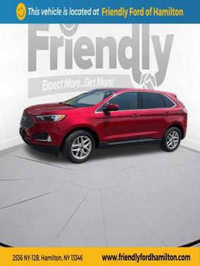 Rapid Red Metallic Tinted Clearcoat 2024 Ford Edge SEL