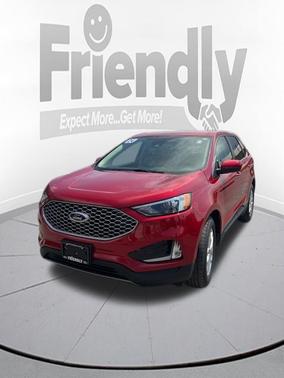 Rapid Red Metallic Tinted Clearcoat 2024 Ford Edge SEL
