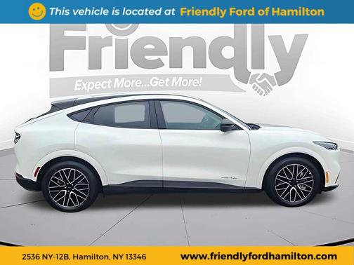 Star White Metallic Tri-Coat 2025 Ford Mustang Mach-E Premium