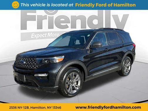 Agate Black 2021 Ford Explorer XLT