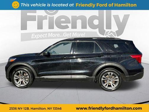 Agate Black 2021 Ford Explorer XLT