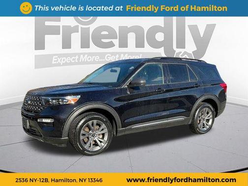 Agate Black 2021 Ford Explorer XLT