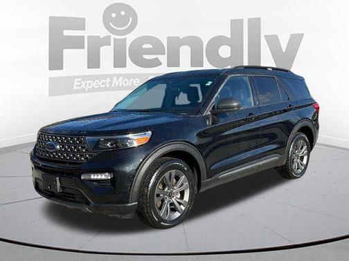 Agate Black 2021 Ford Explorer XLT