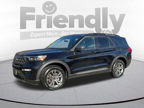 Agate Black 2021 Ford Explorer XLT