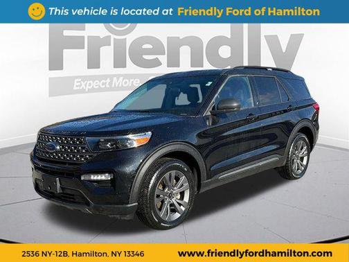 Agate Black 2021 Ford Explorer XLT