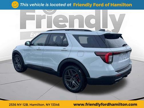 SPACE WHITE METALLIC 2026 Ford Explorer ST-Line