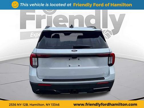 SPACE WHITE METALLIC 2026 Ford Explorer ST-Line