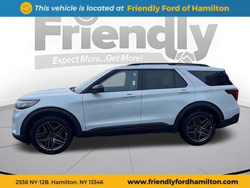 SPACE WHITE METALLIC 2026 Ford Explorer ST-Line