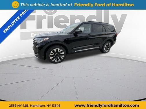 AGATE BLACK METALLIC 2026 Ford Explorer Platinum
