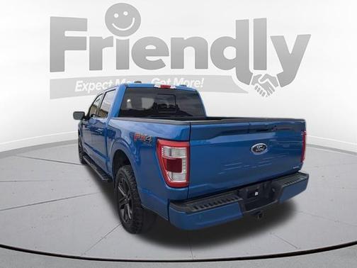 Blue 2021 Ford F-150 Lariat